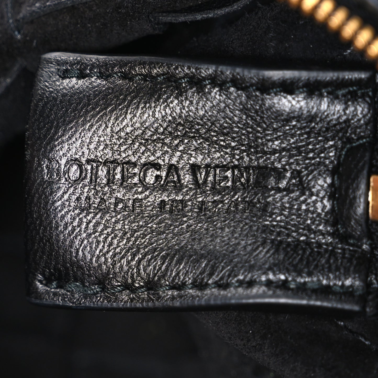 Nappa Intrecciato Mini Loop Camera Bag Black