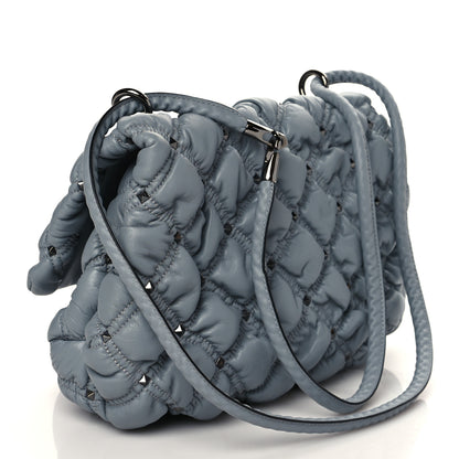Valentino Garavani Nappa Medium Spikeme Shoulder Bag Nuage 3 of 9