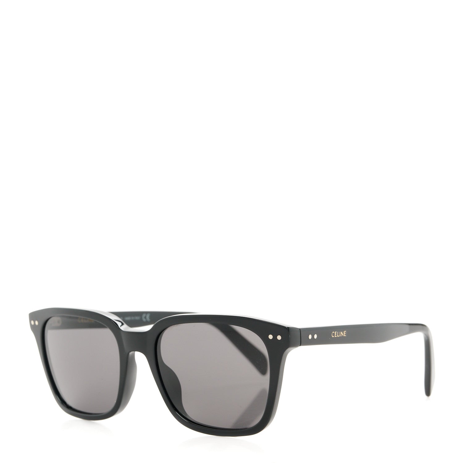 Celine Acetate Polarized Sunglasses CL402071 Black 1 of 9