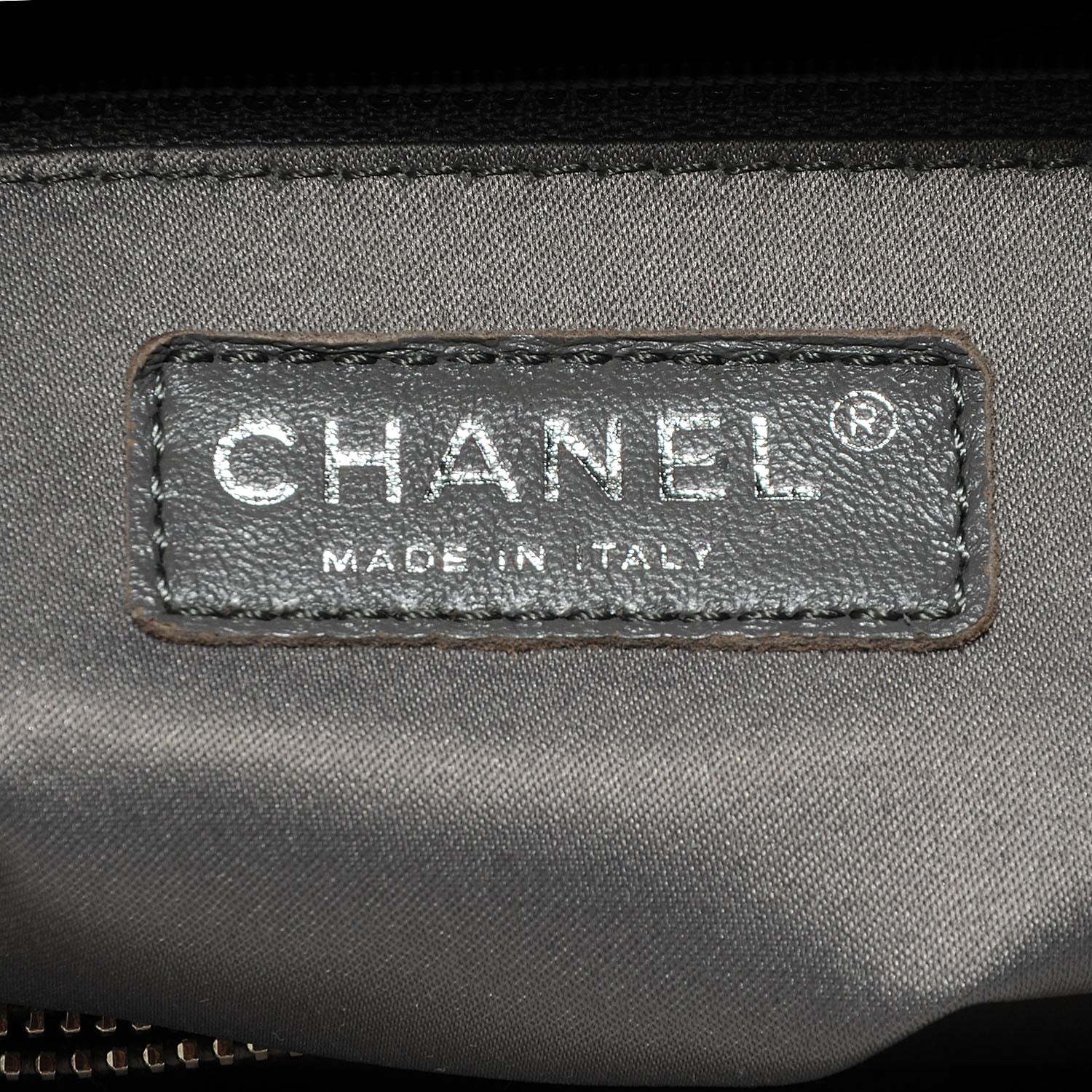 Chanel Caviar XL Grand Shopping Tote GST Light Grey 6 of 8