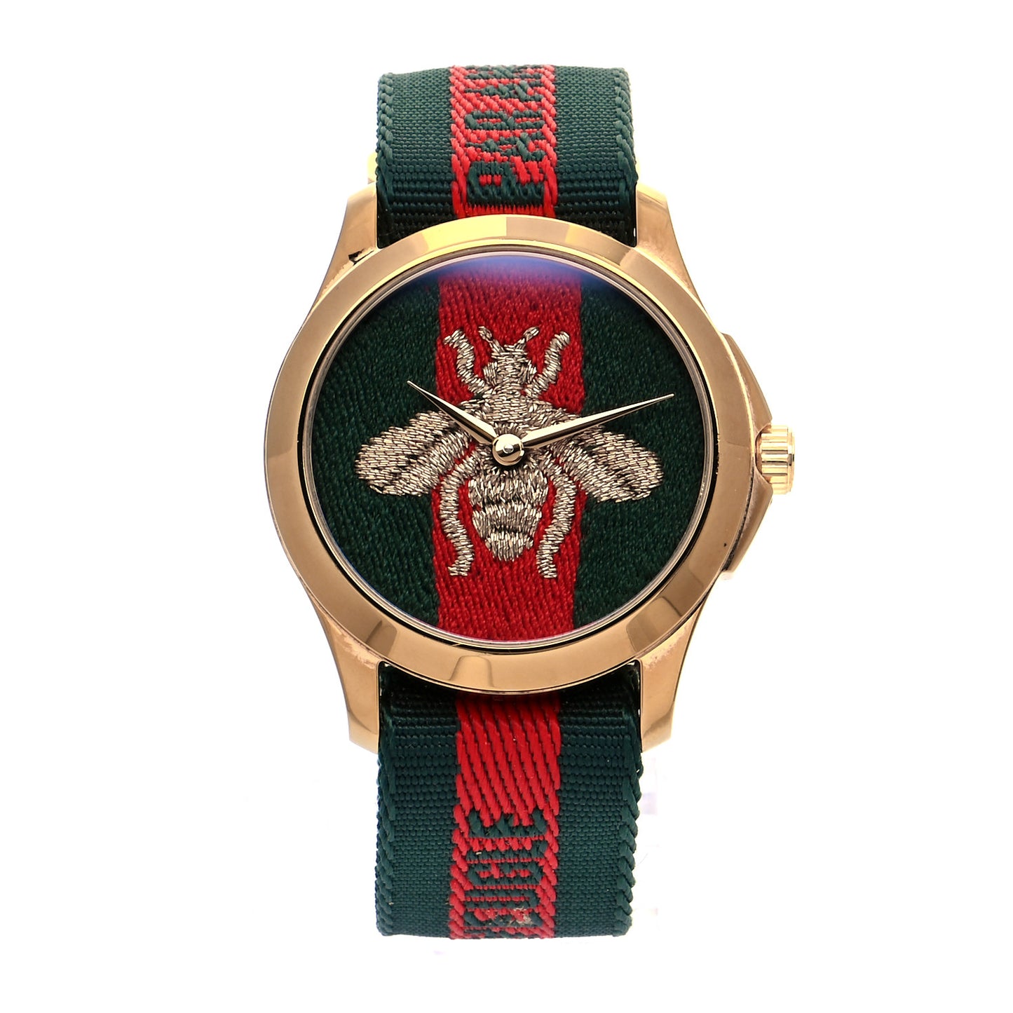 Stainless Steel Nylon 38mm Le Marche Des Merveilles Bee Quartz Watch Green