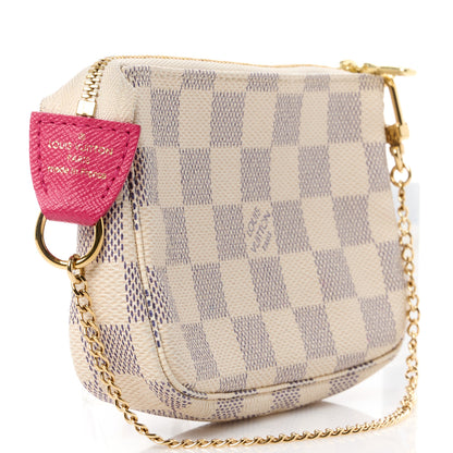 Louis Vuitton Damier Azur 2017 Christmas Animation Mini Pochette Accessories 3 of 10