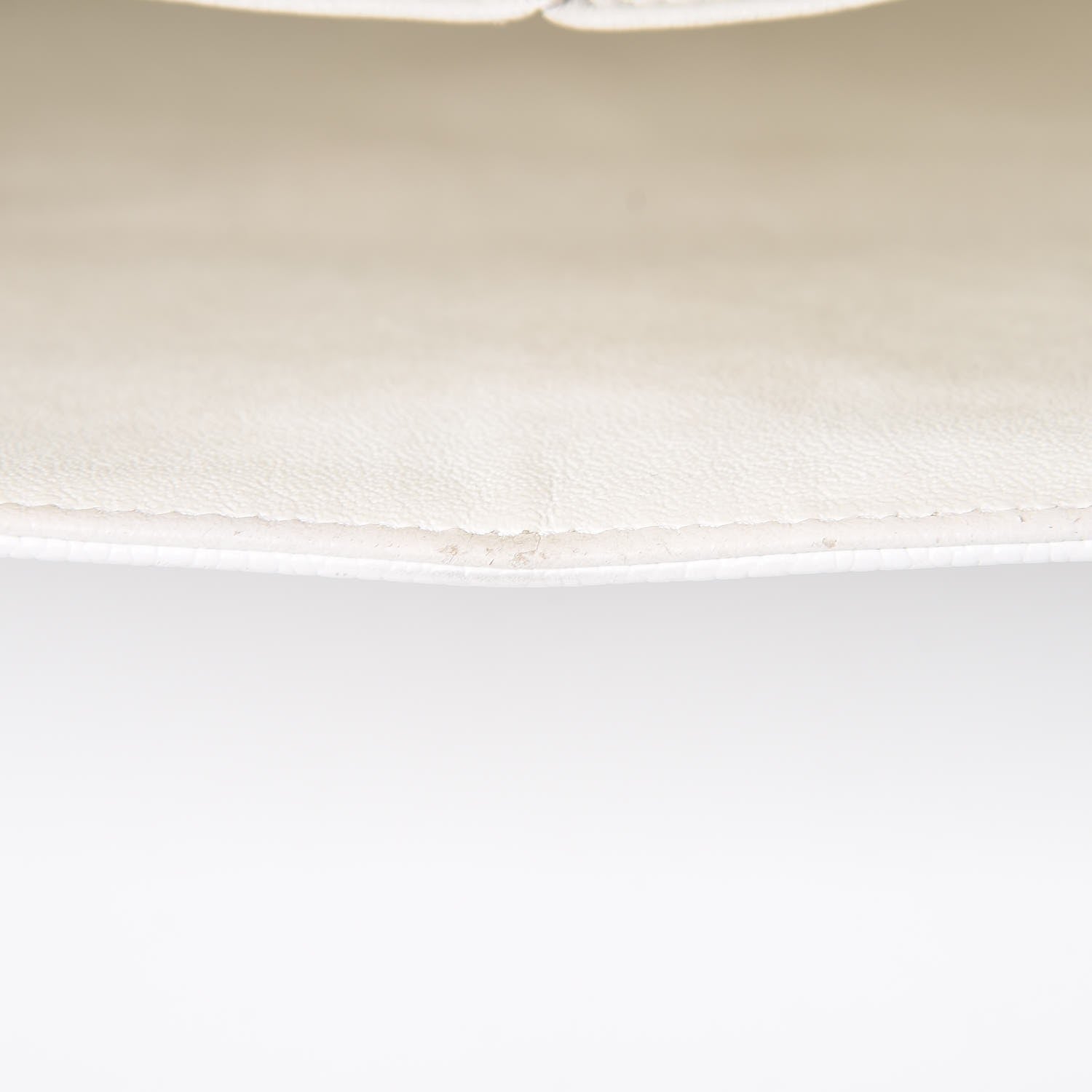 Chanel Caviar Quilted Jumbo Double Flap White 9 of 16