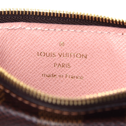 Louis Vuitton Damier Ebene Recto Verso Card Holder Rose Ballerine 6 of 6