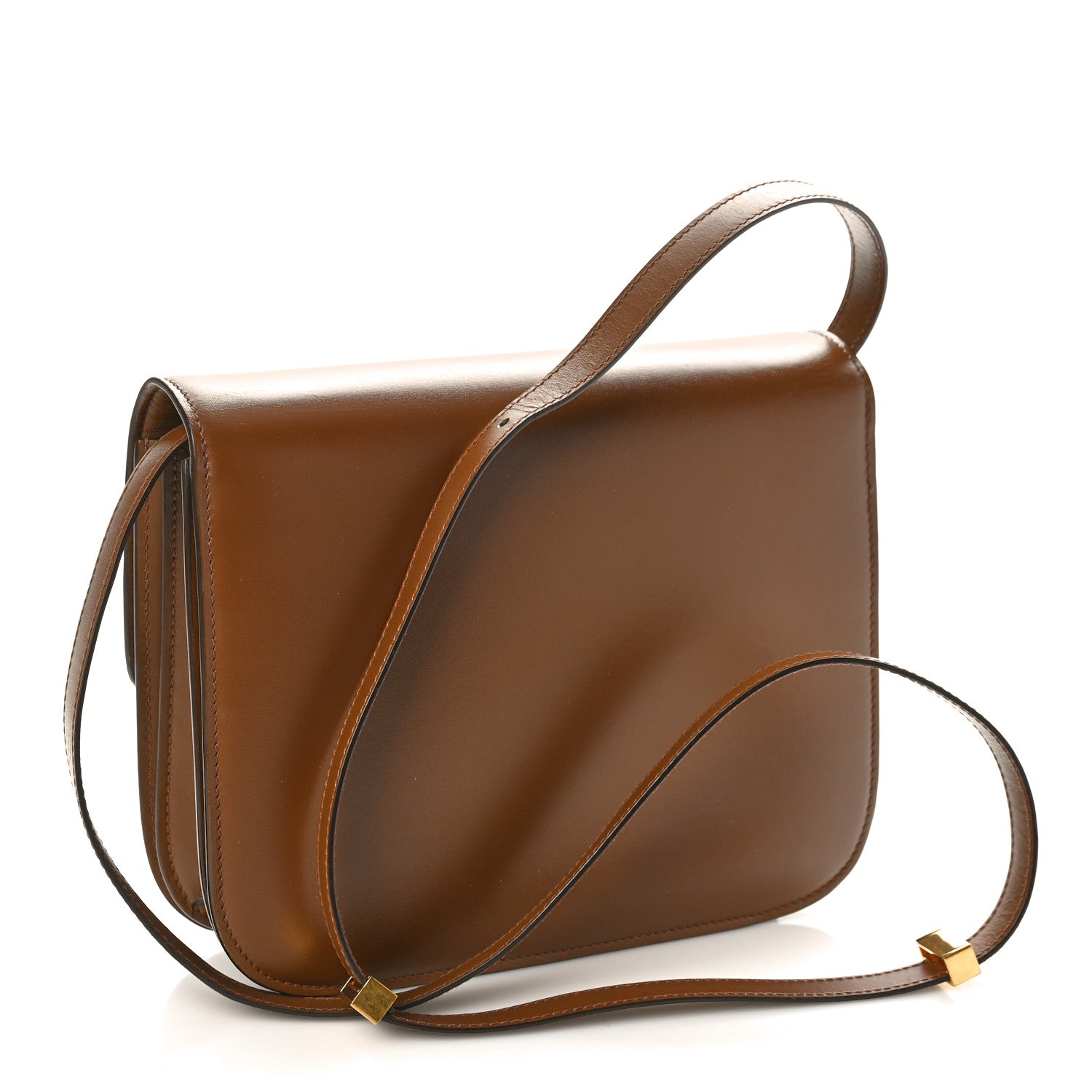 Celine Box Calfskin Medium Classic Box Flap Bag Camel 3 of 8