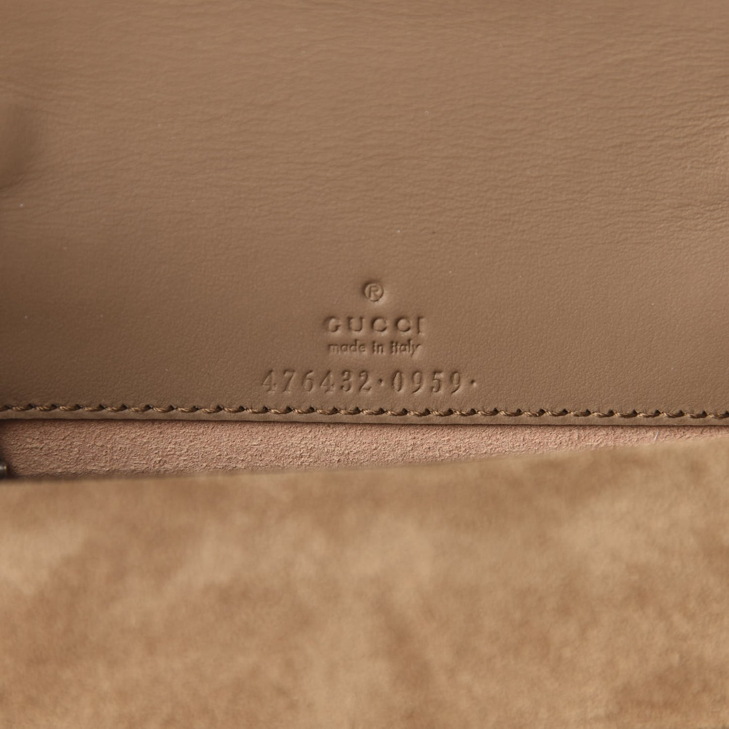 GG Supreme Monogram Super Mini Dionysus Shoulder Bag Taupe