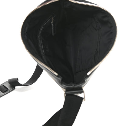 Gucci GG Supreme Monogram Web Messenger Bag Black 5 of 14