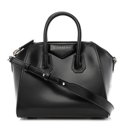 Givenchy Shiny Lord Calfskin Mini Antigona Black 1 of 13