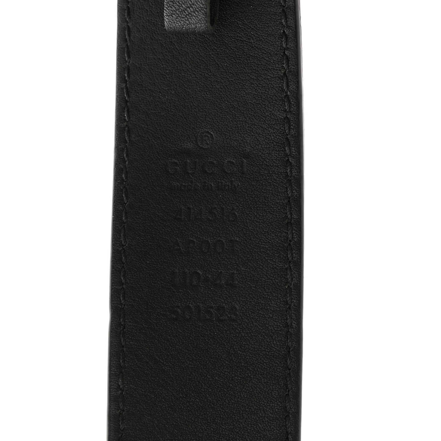 Moon Calfskin Double G 30mm Belt 110 44 Black