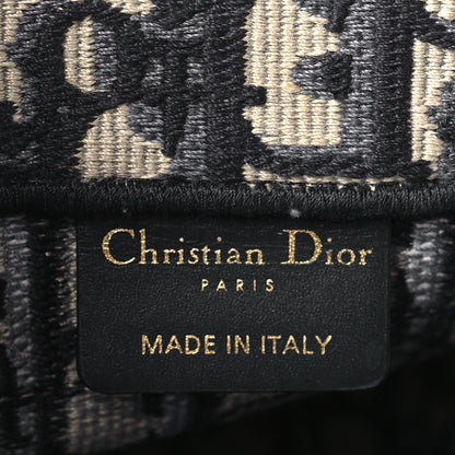 Christian Dior Oblique Small Book Tote Blue Multicolor 6 of 9