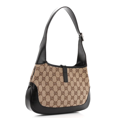 Gucci Monogram Web Small Jackie O Hobo Dark Brown 3 of 10