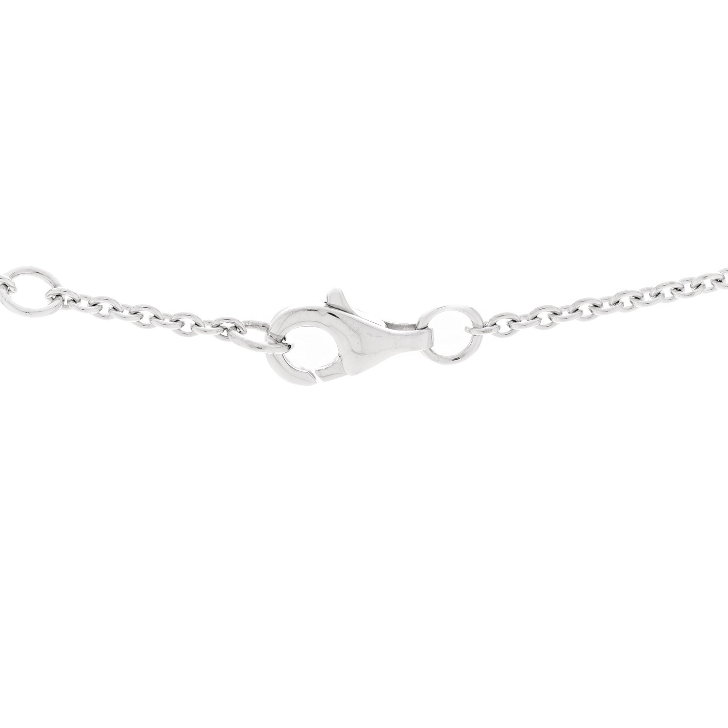 Chanel 18K White Gold Diamond Camelia Precieux Necklace 4 of 6