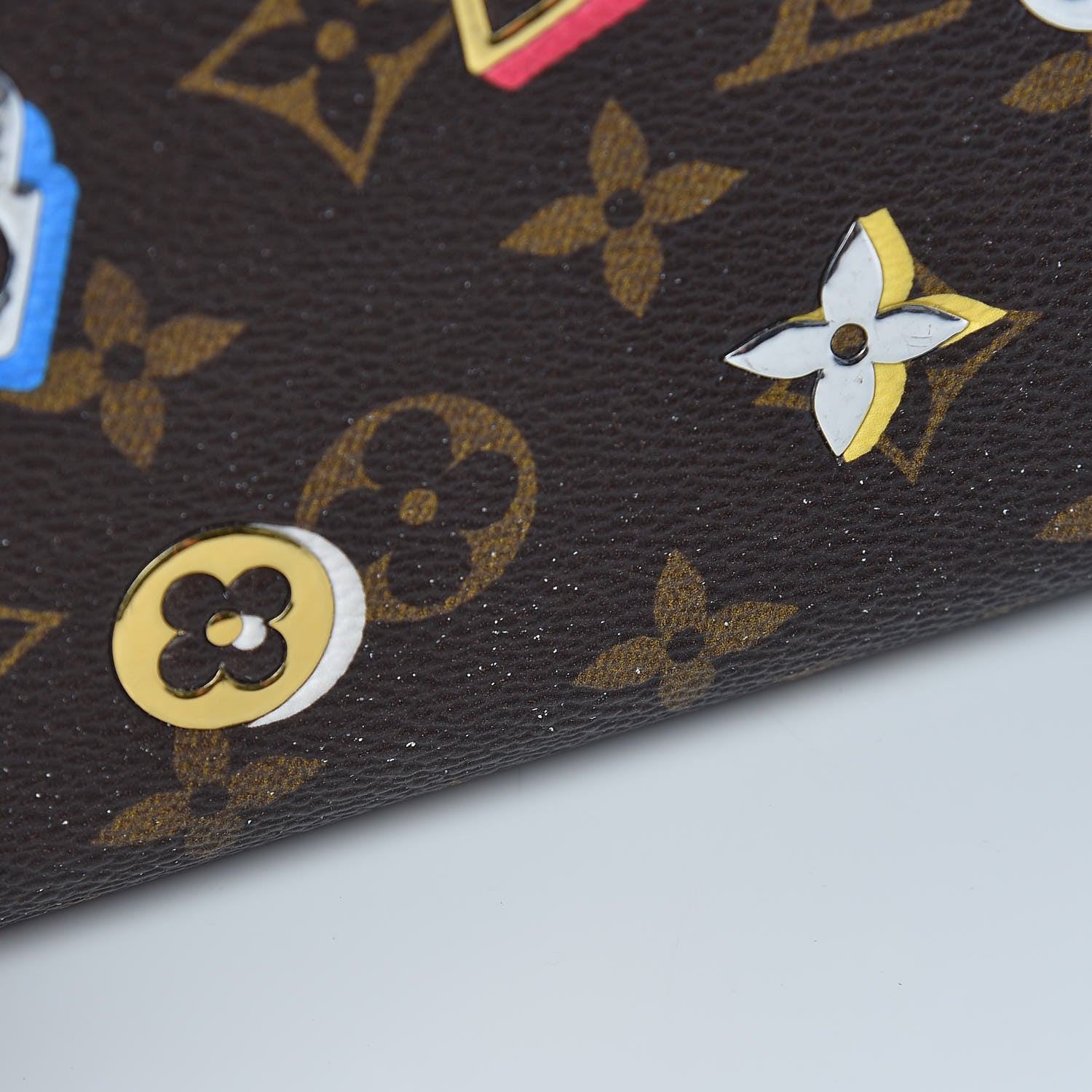 Louis Vuitton Monogram LV Love Lock Zippy Wallet 8 of 9