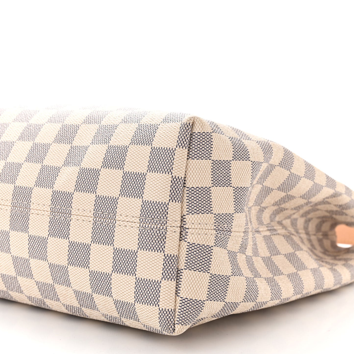 LOUIS VUITTON Damier Azur Graceful MM Rose Ballerine