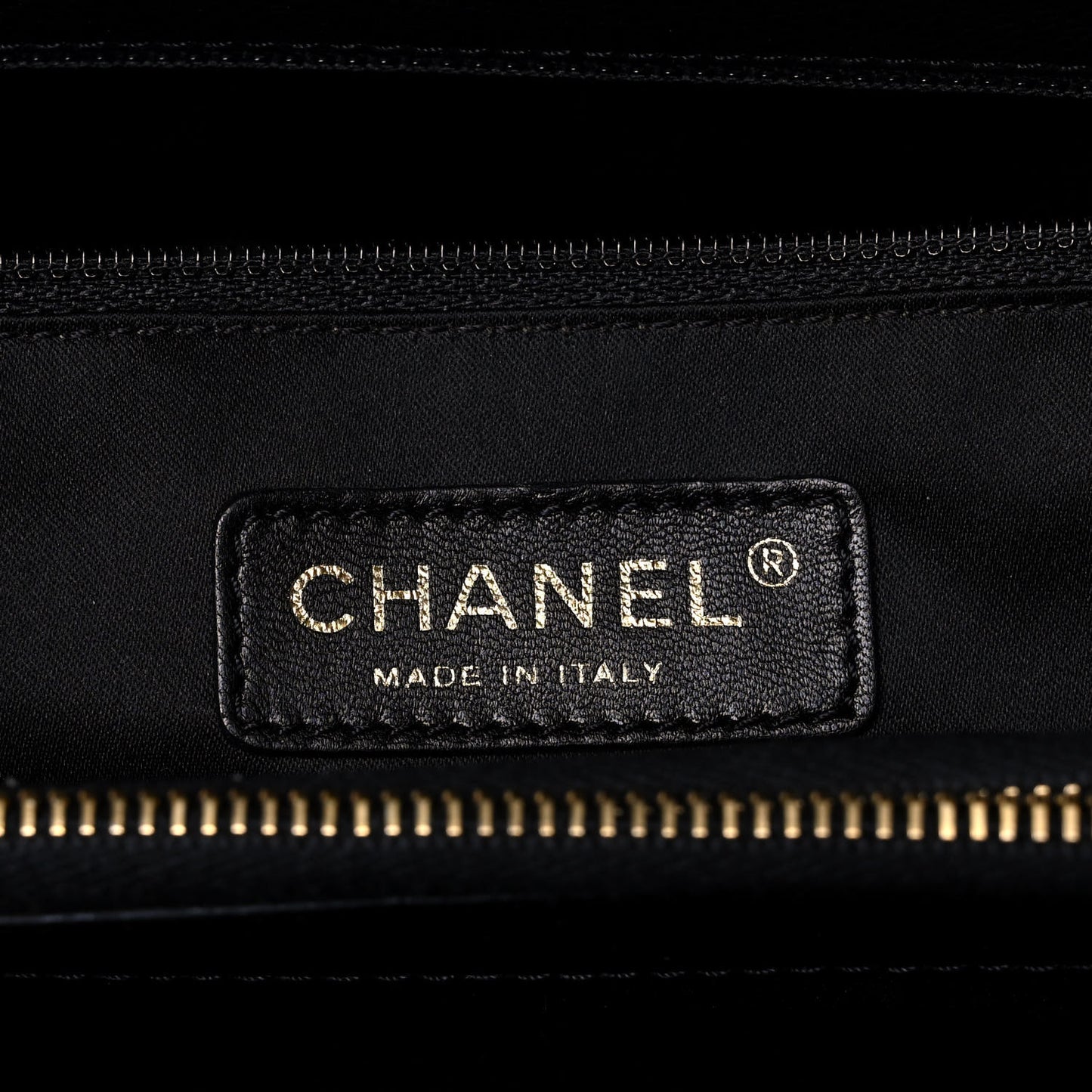 Caviar Quilted Grand Shopping Tote GST Black