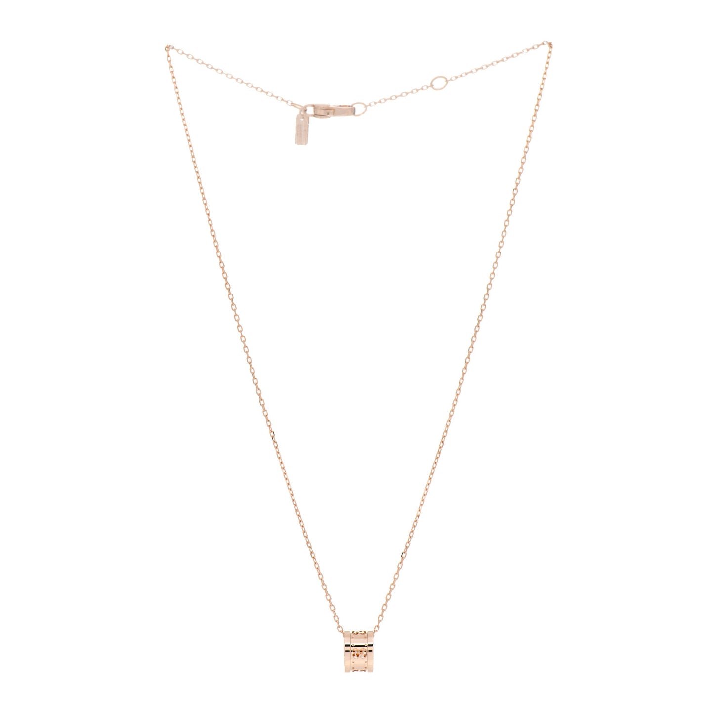 18K Rose Gold Icon Twirl Necklace