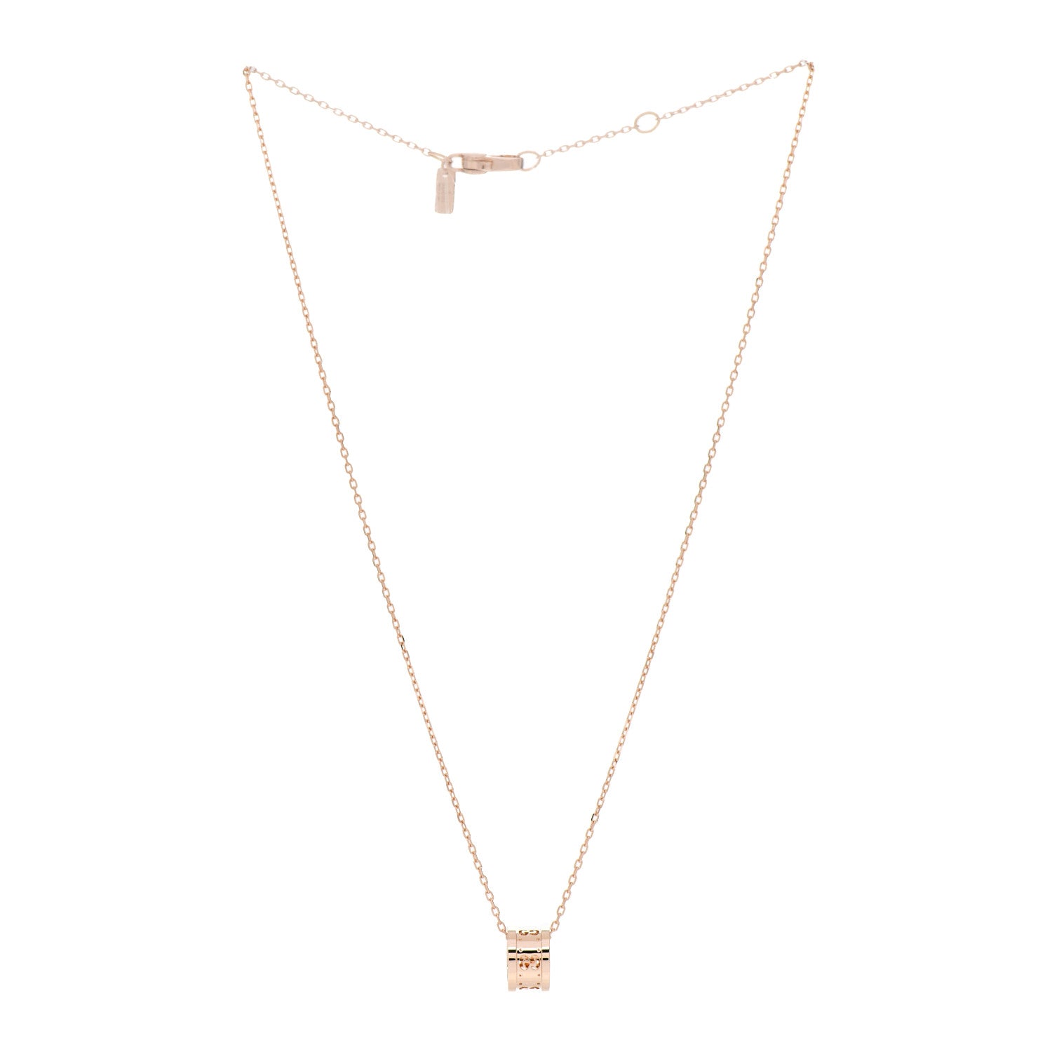 Gucci 18K Rose Gold Icon Twirl Necklace 3 of 6