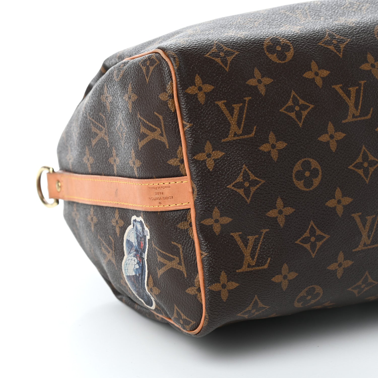 Louis Vuitton Monogram World Tour Speedy Bandouliere 30 8 of 9