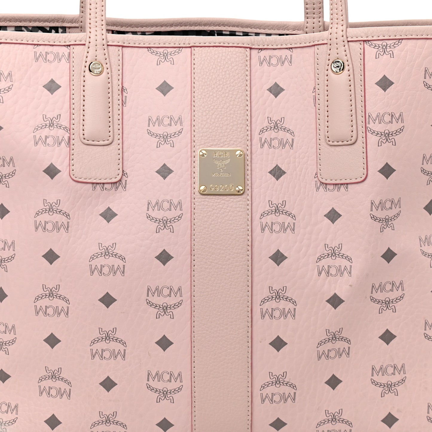Visetos Medium Liz Reversible Shopper Tote Soft Pink