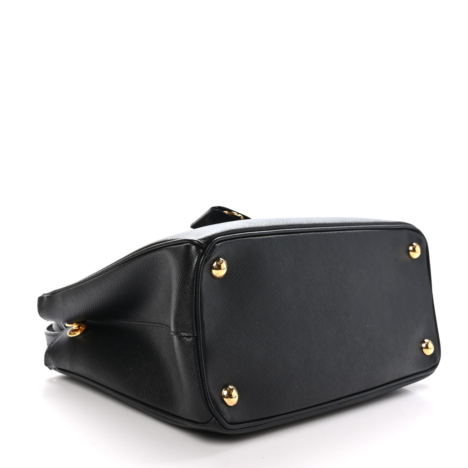 Prada Saffiano Small Galleria Double Zip Tote Black 4 of 9