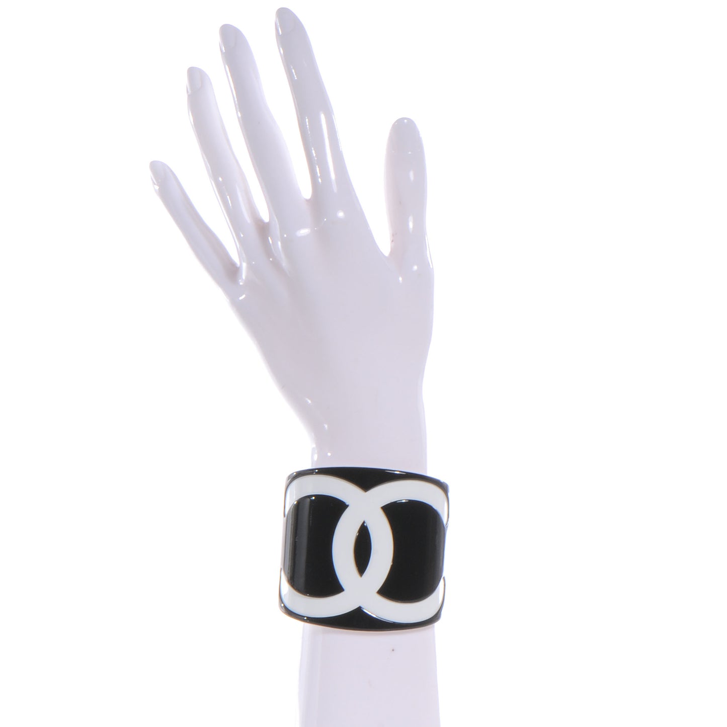 Resin CC Cuff Black White