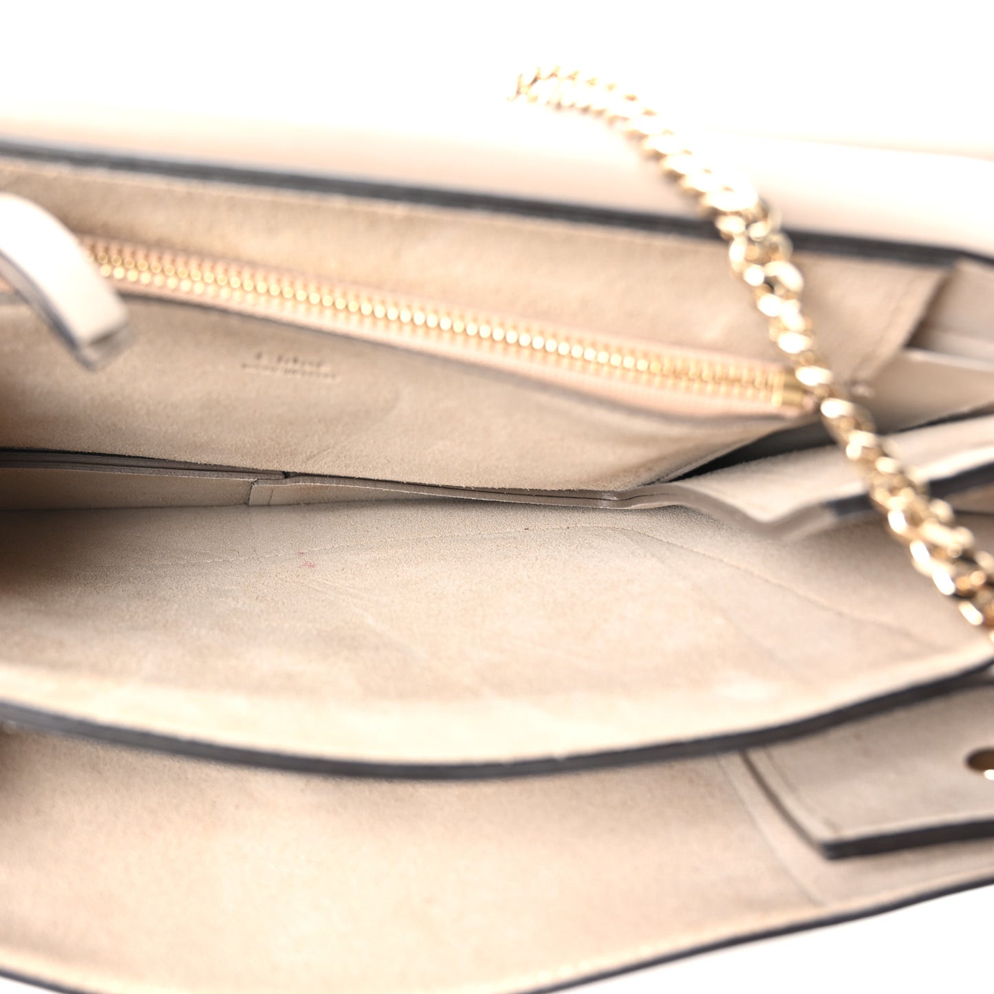 Calfskin Suede Medium Faye Shoulder Bag Motty Grey