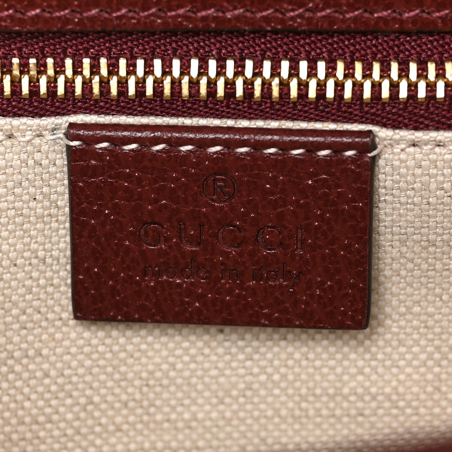 Gucci Monogram Textured Dollar Calfskin Horsebit 1955 Shoulder Bag Sahara Rubino Chardonnay 6 of 9