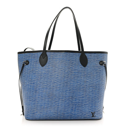 Louis Vuitton Epi Neverfull MM Denim Light 3 of 9