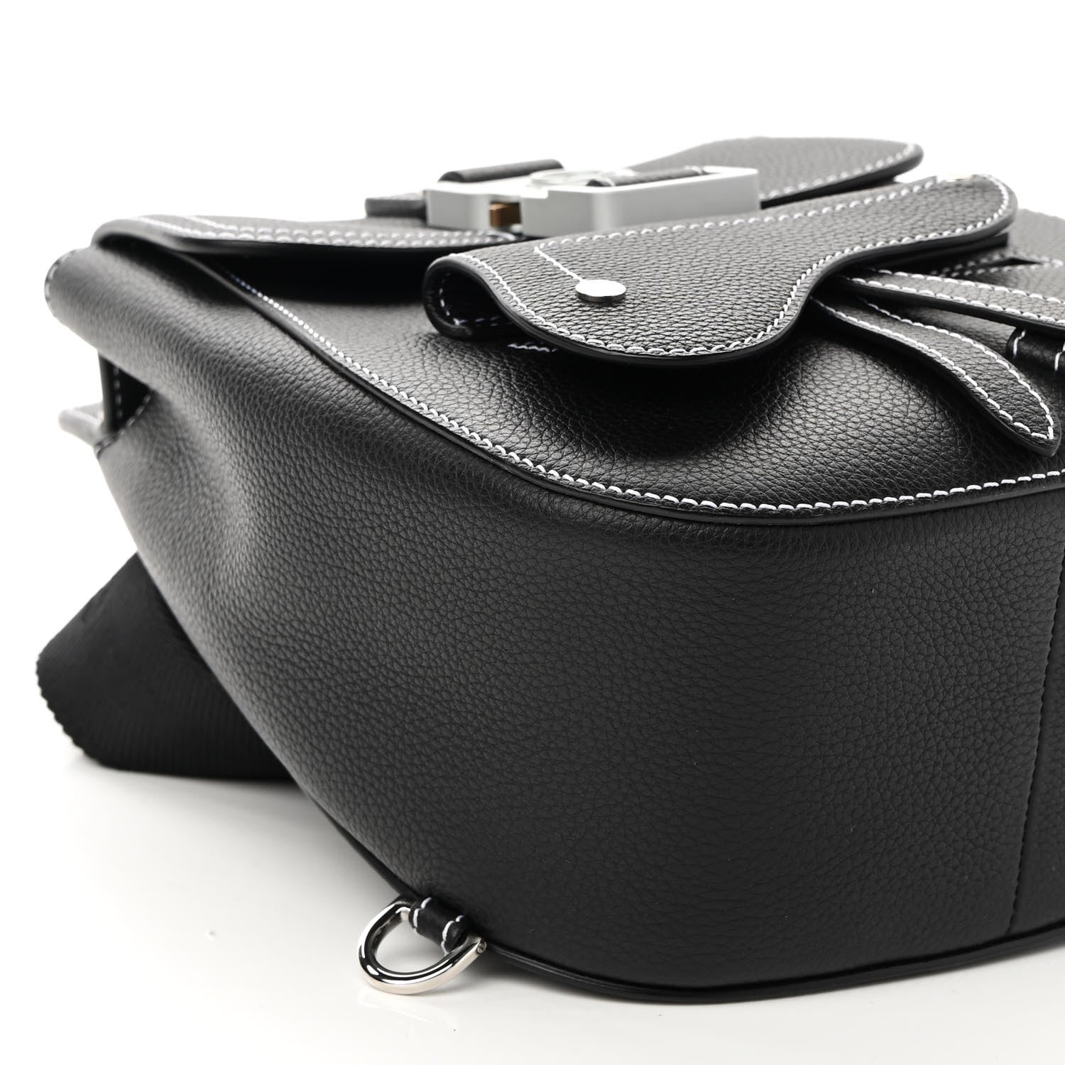 Christian Dior Grained Calfskin Mini Gallop Sling Bag Black 9 of 10