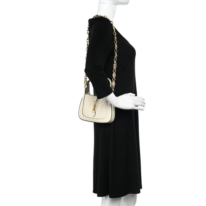 Gucci Patent Mini Jackie 1961 Crystal Hobo Mystic White 2 of 12