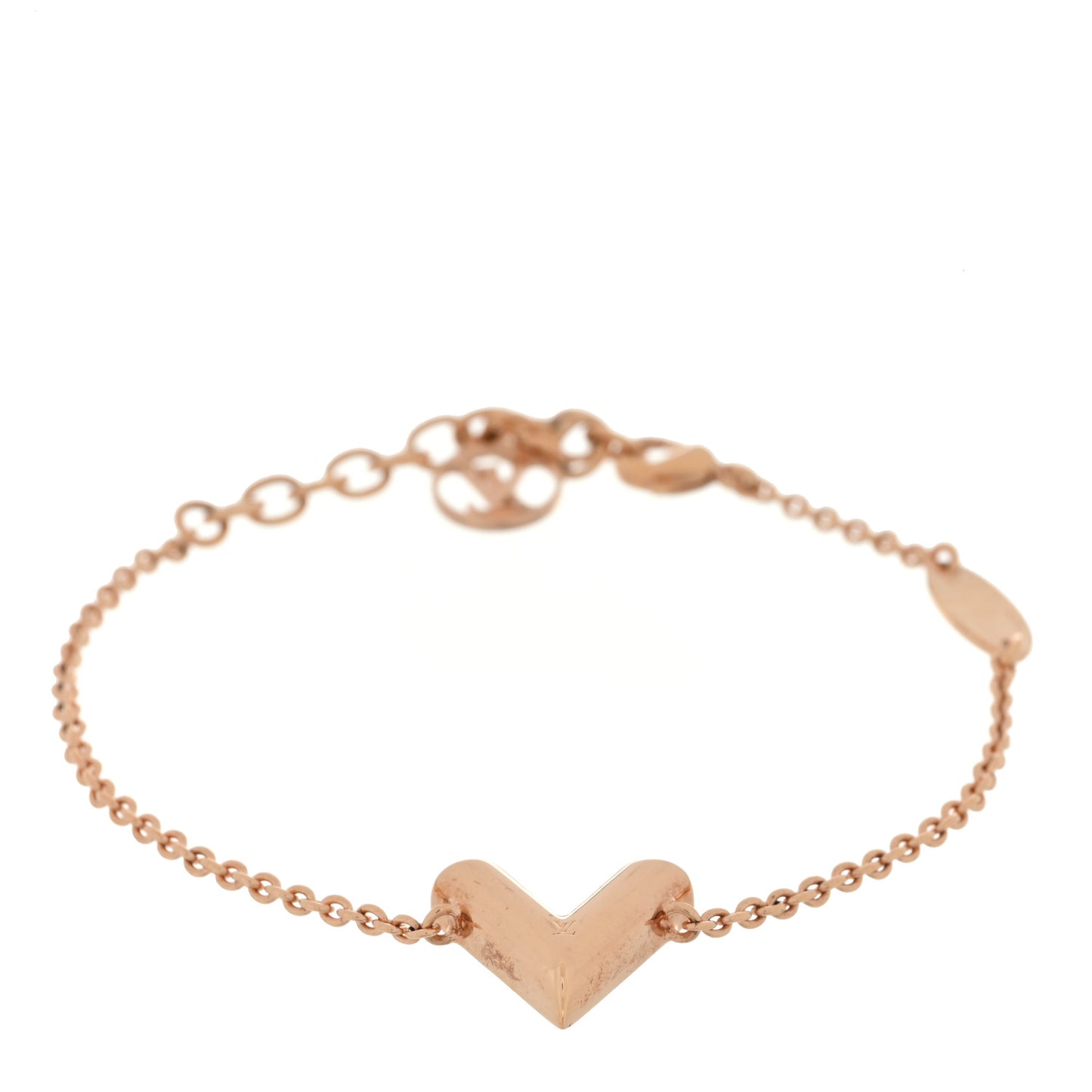 Essential V Bracelet Pink Gold
