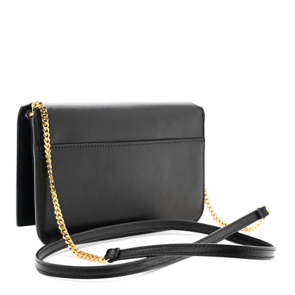 Saint Laurent Smooth Calfskin Monogram Phone Holder Crossbody Black 3 of 7