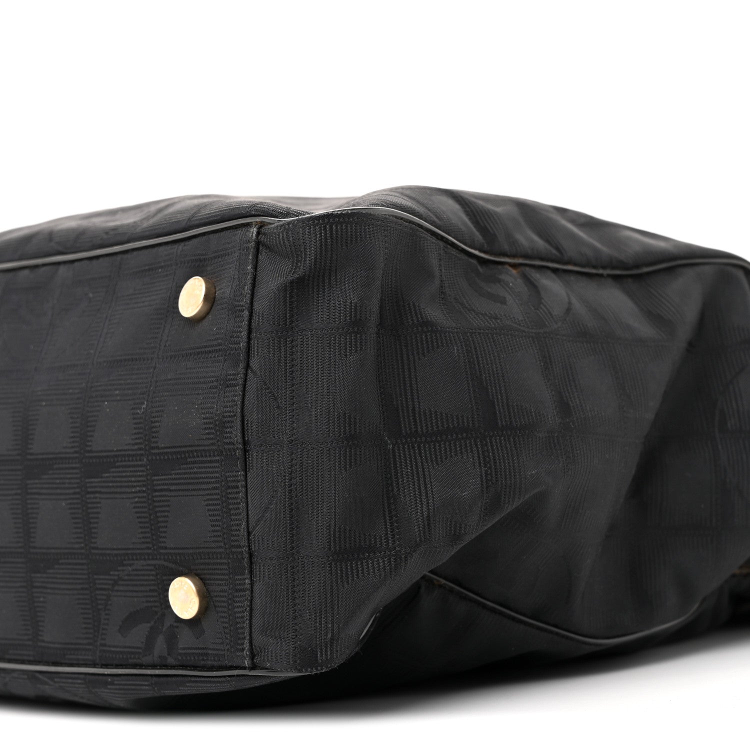 Chanel Nylon Large Travel Tote Black 10 of 14