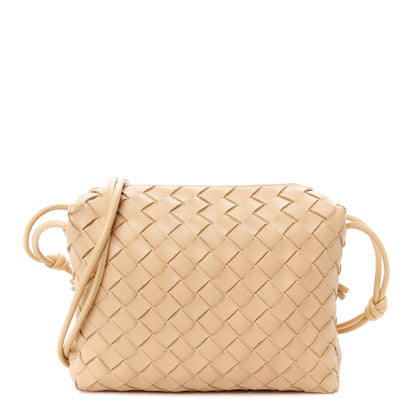Bottega Veneta Nappa Intrecciato Small Loop Camera Bag Almond 1 of 9