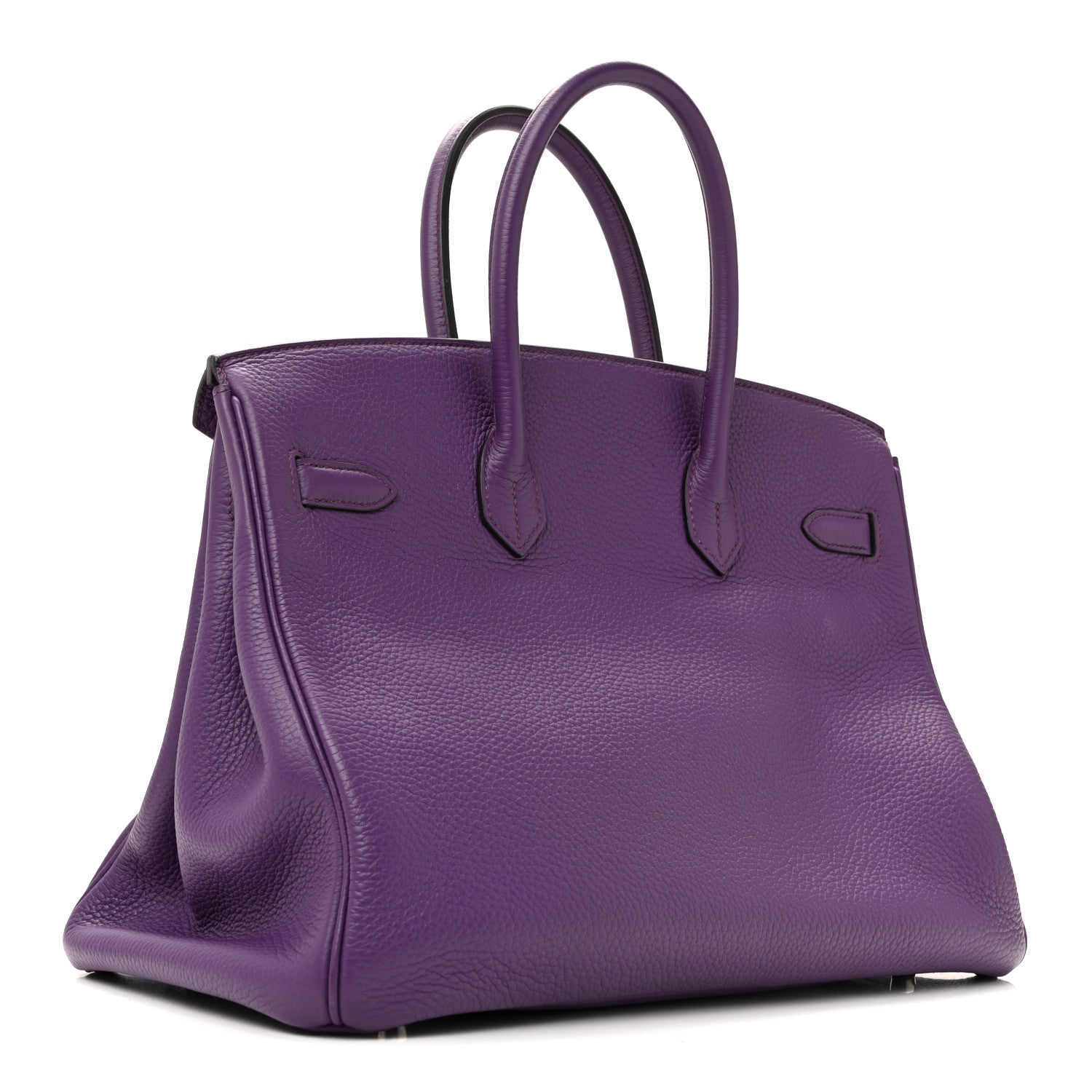 Hermes Taurillon Clemence Birkin 35 Ultraviolet 5 of 40