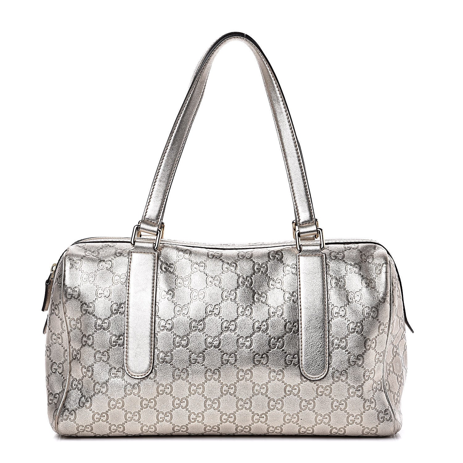 Gucci Metallic Guccissima Boston Gold 1 of 12