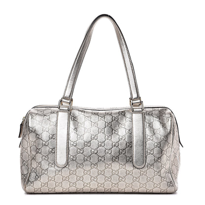 Gucci Metallic Guccissima Boston Gold 1 of 12