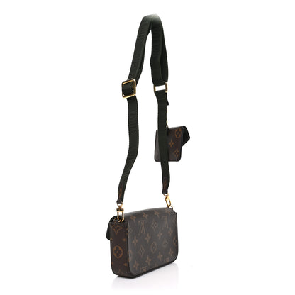 Louis Vuitton Monogram Felicie Strap & Go Kaki 2 of 7