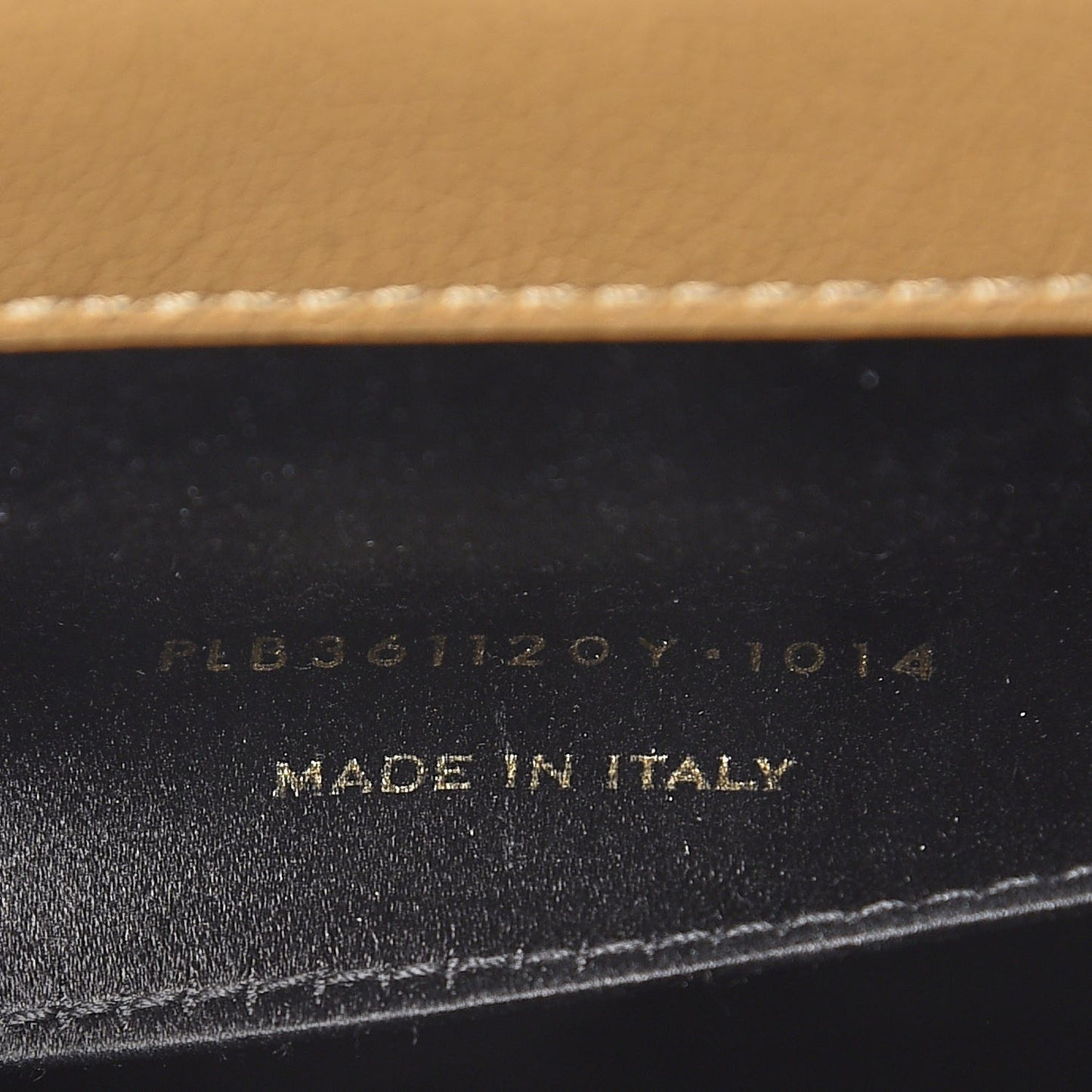 Calfskin Large Belle De Jour Clutch Beige