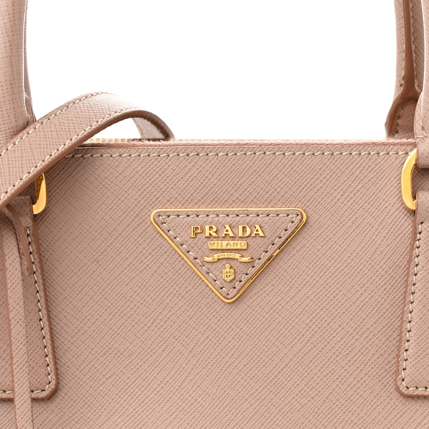 Saffiano Medium Galleria Double Zip Tote Cammeo