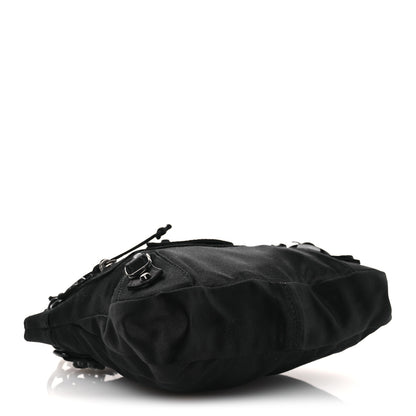 Balenciaga Satin Enamel Classique Chain Shoulder Bag Black 4 of 10