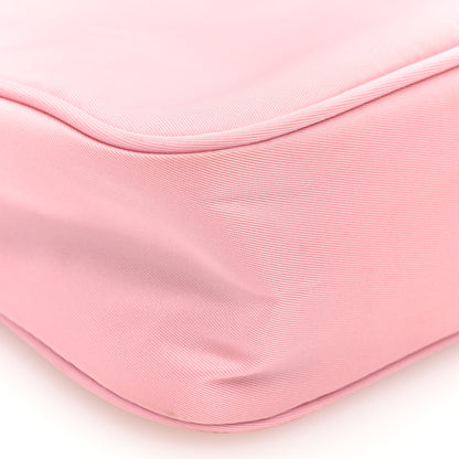 Prada Tessuto Nylon Saffiano Mini Re-Edition 2000 Bag Rosa 8 of 9