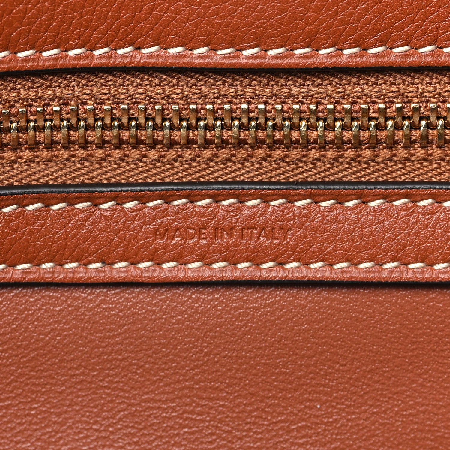 Celine Supple Calfskin Medium Conti Tan 7 of 9