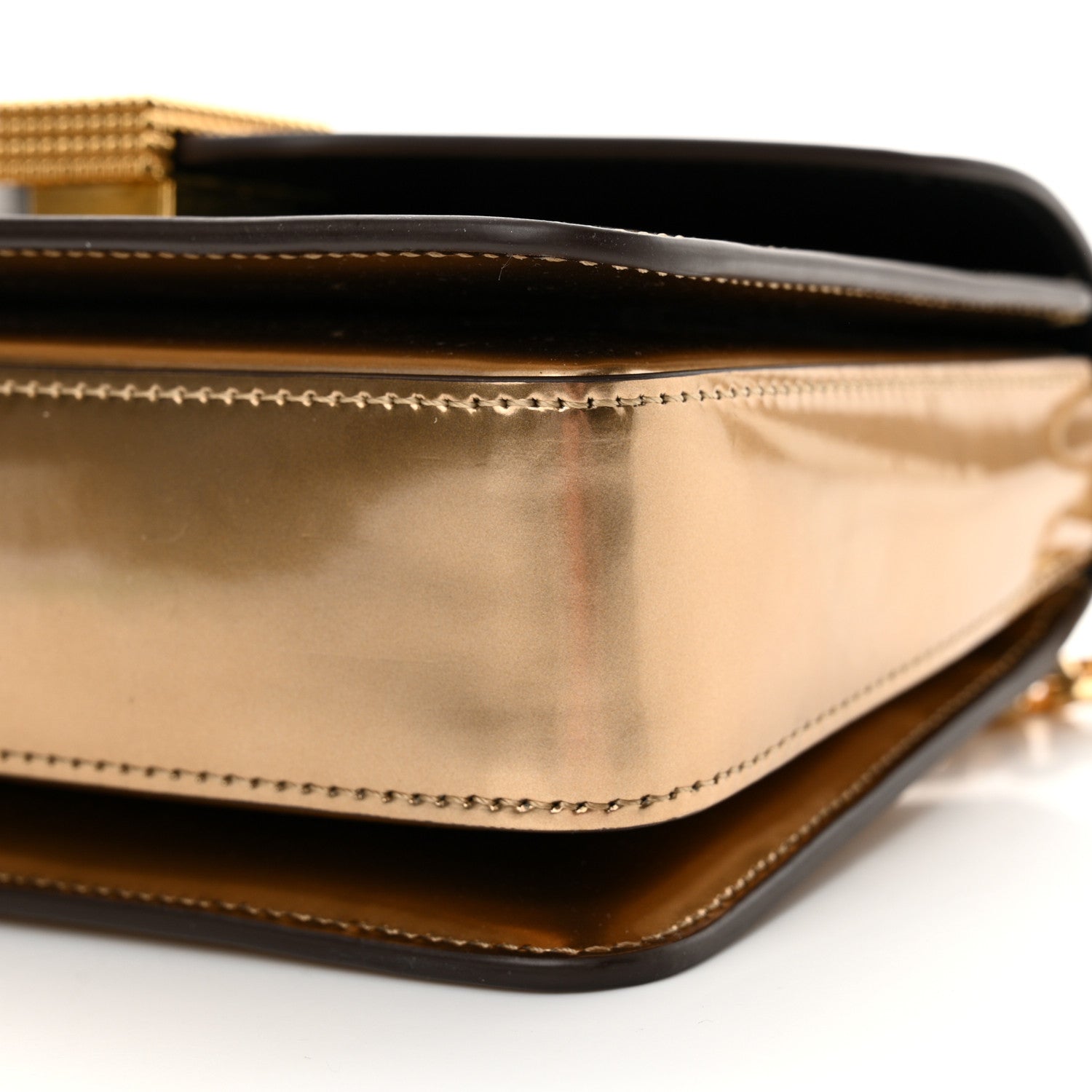 Lanvin Metallic Calfskin Concerto Bag Gold 9 of 12