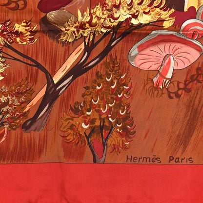 Hermes Silk Kuggor Tree Scarf 90 2 of 3