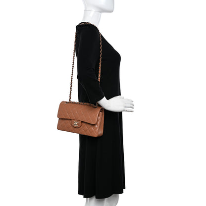 Chanel Lambskin Quilted Small Double Flap Brown 2 of 11