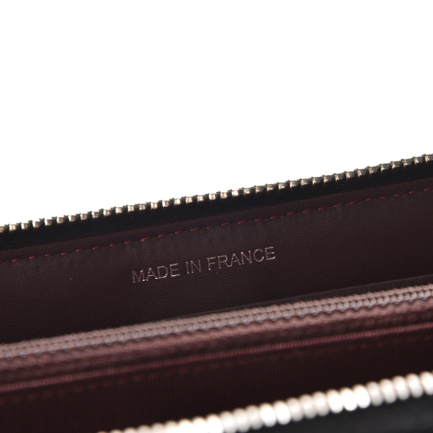 Lambskin Quilted Large Gusset Zip Around Wallet Black