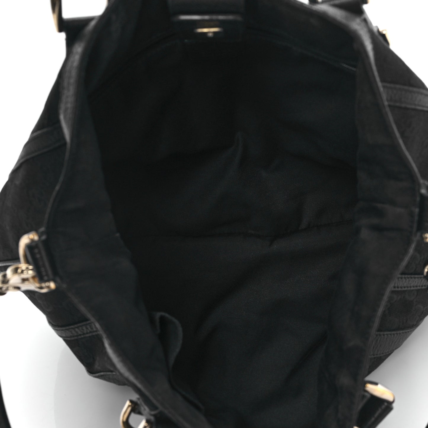 Monogram Medium Abbey Convertible Tote Black