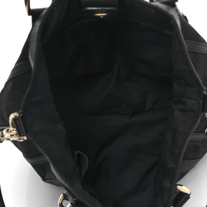 Gucci Monogram Medium Abbey Convertible Tote Black 5 of 11