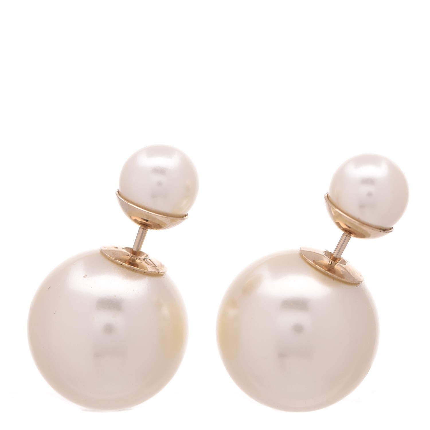 Christian Dior Pearl Mise En Dior Tribal Earrings 1 of 6